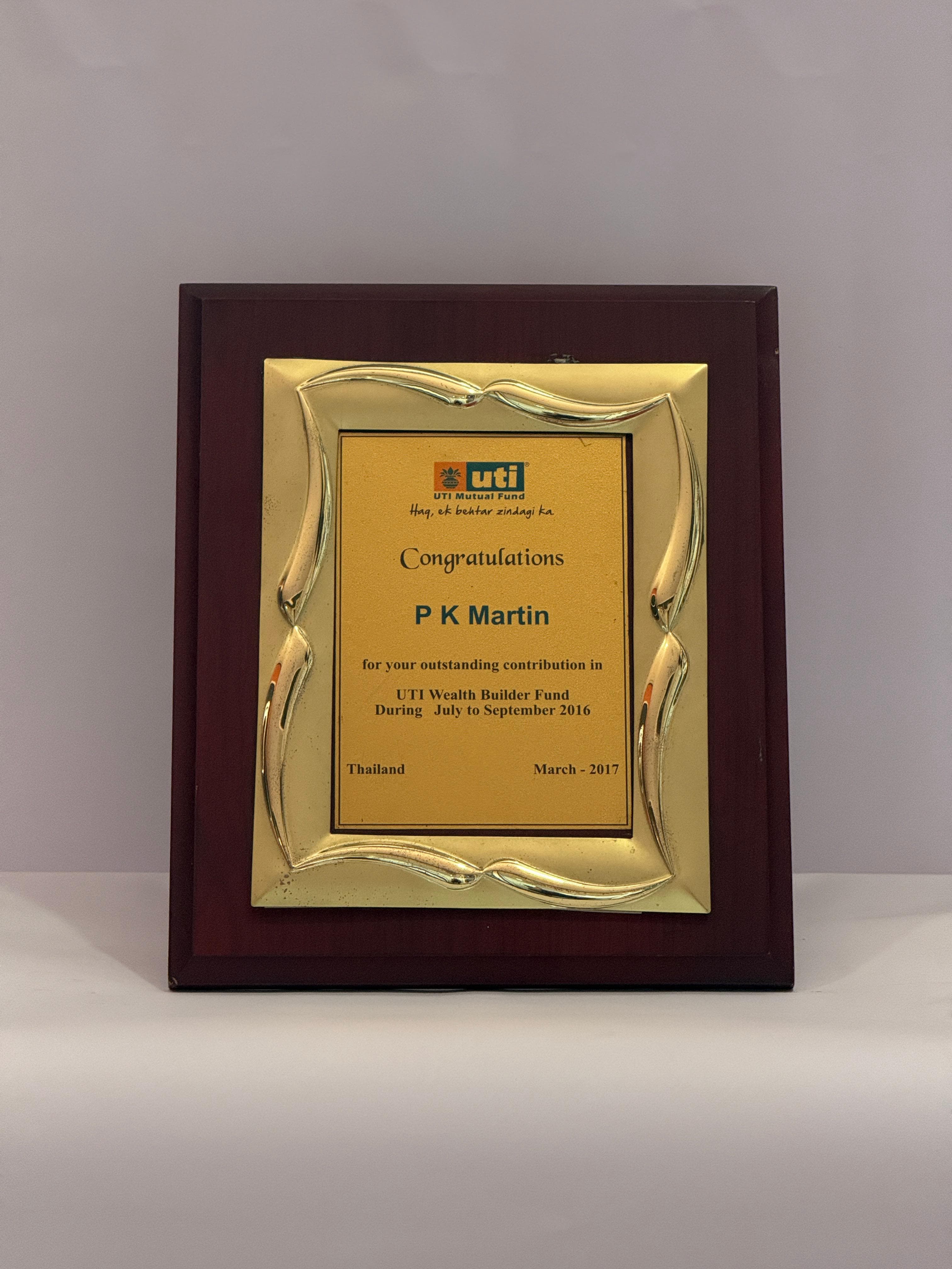 Outstanding Contribution — UTI Wealth Builder Fund